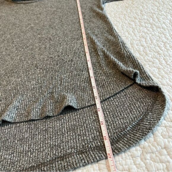 ✨ Anthropologie Maeve Gray Ribbed Cowl Neck Sweater Small - Picture 9 of 9